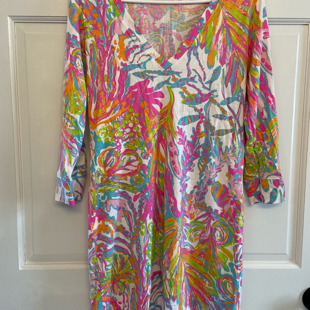 Lilly Pulitzer Vibrant Long Sleeve Dress